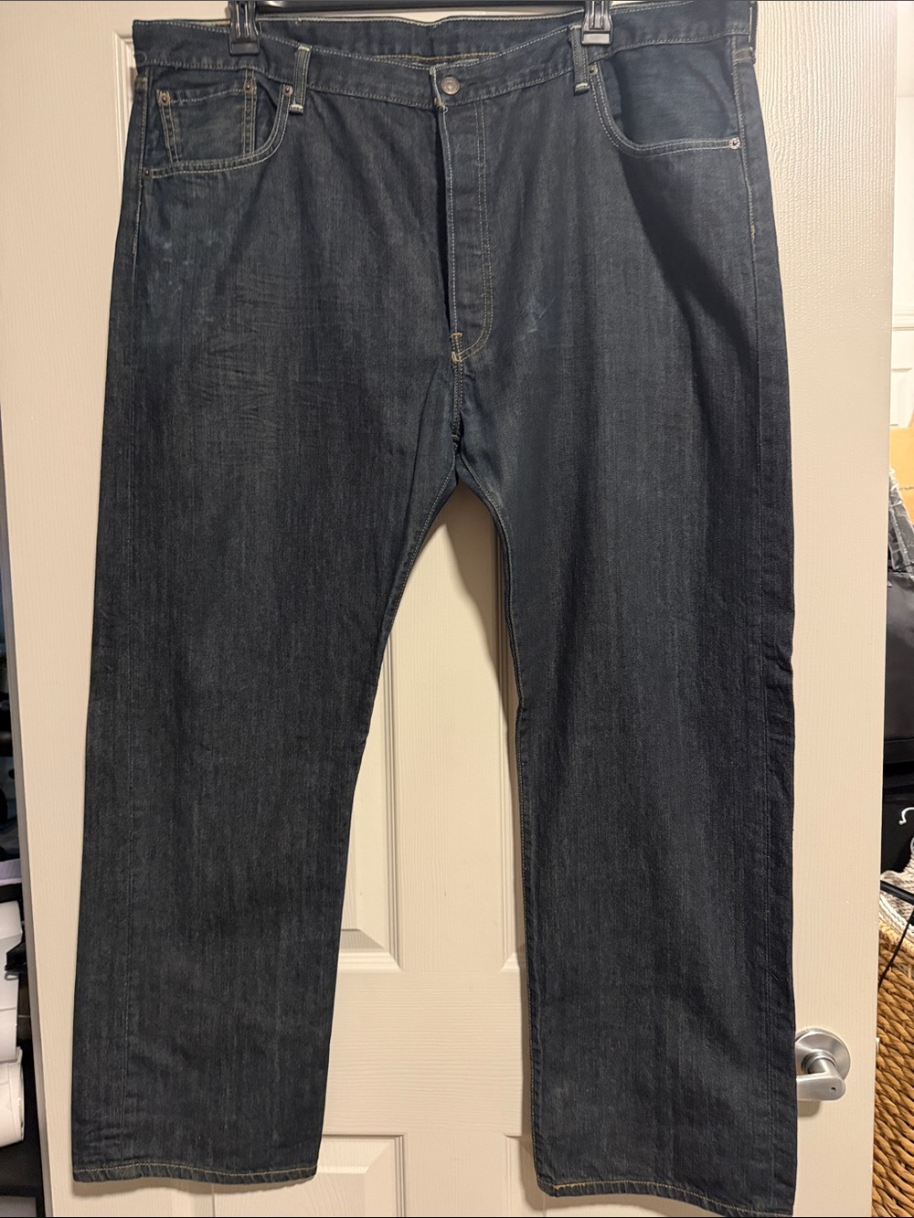 Levi's Men's Black Relaxed Straight Jeans